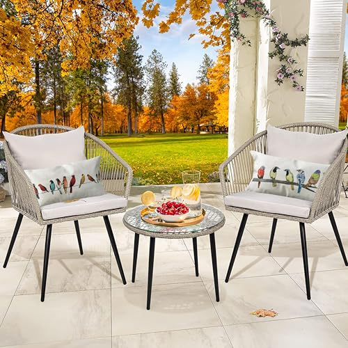 Pack-of-2-Bird-Lumbar-Pillow-Covers-12×20-for-Outdoor-Patio-Swing-Summer-Fall-Burlap-Decorative-Long-Throw-Pillow-CasesNo-Fillers-Included Pack of 2 Bird Lumbar Pillow Covers 12×20 for Outdoor Patio Swing Summer Fall Burlap Decorative Long Throw Pillow CasesNo Fillers Included