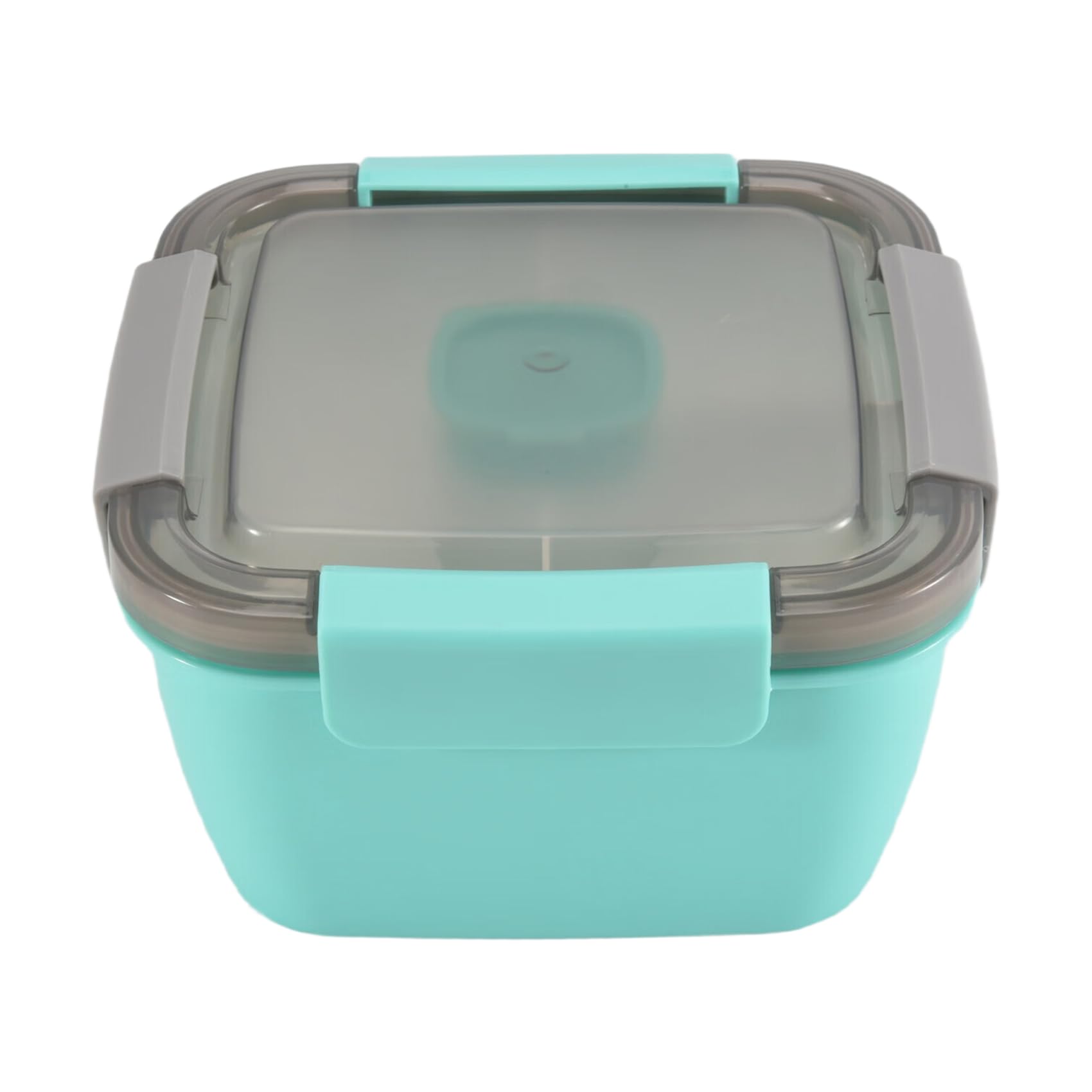 qimoi Lunch Container 1500Ml Salad Bowls Container with 3 Compartments for Salad Toppings