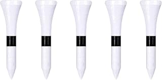 Wooden Golf Tees 3-1/4", 2-3/4", 2-1/8", 1-1/2" Available, 100 Count (Natural Color, White, Black, Blue, Red, Green, Yellow, Pink, Orange)