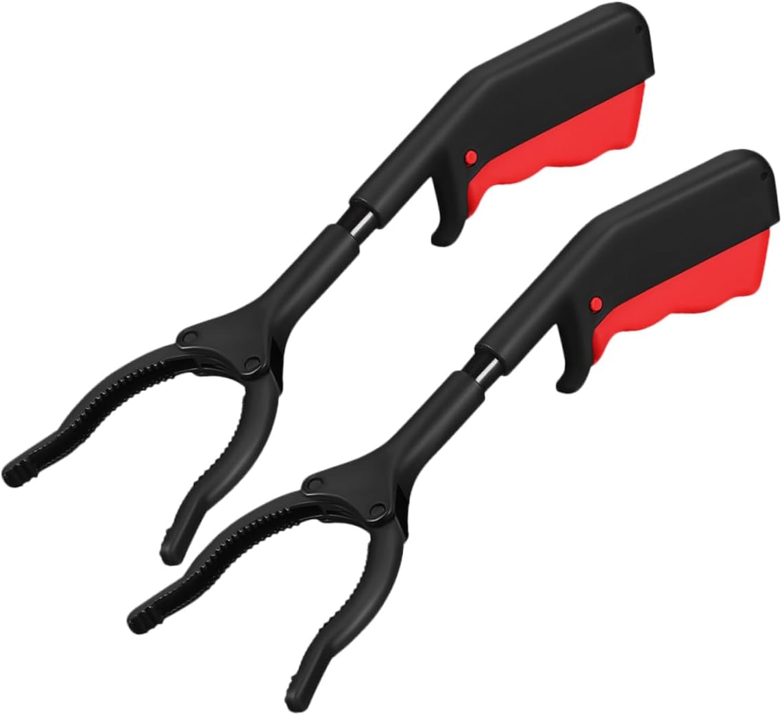 2pcs Heavy Duty Grabber Reacher Tool for Seniors Ergonomic Garbage Picker with Precision Portable Litter Claw for Pickup and Independence