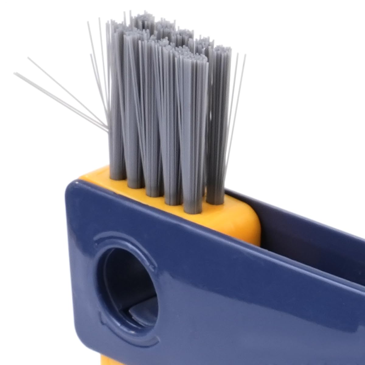 Laroal Bottle Brush 4 In 1 Cup Cap Cleaning Brush Cup Sewing Cleaning Tool 4 In 1 Multi-Purpose Bottle Cap Cleaning Brush Long Handle Bottle Brush (Dark Blue) - Image 4