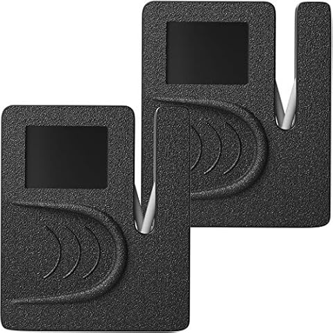 SAWKIT Pocket Knife Sharpener Ceramic Rod Blade Sharpeners Handheld Mini Size for Outdoors Camping Hiking Hunting Home Kitchen (2-Pack) Cover