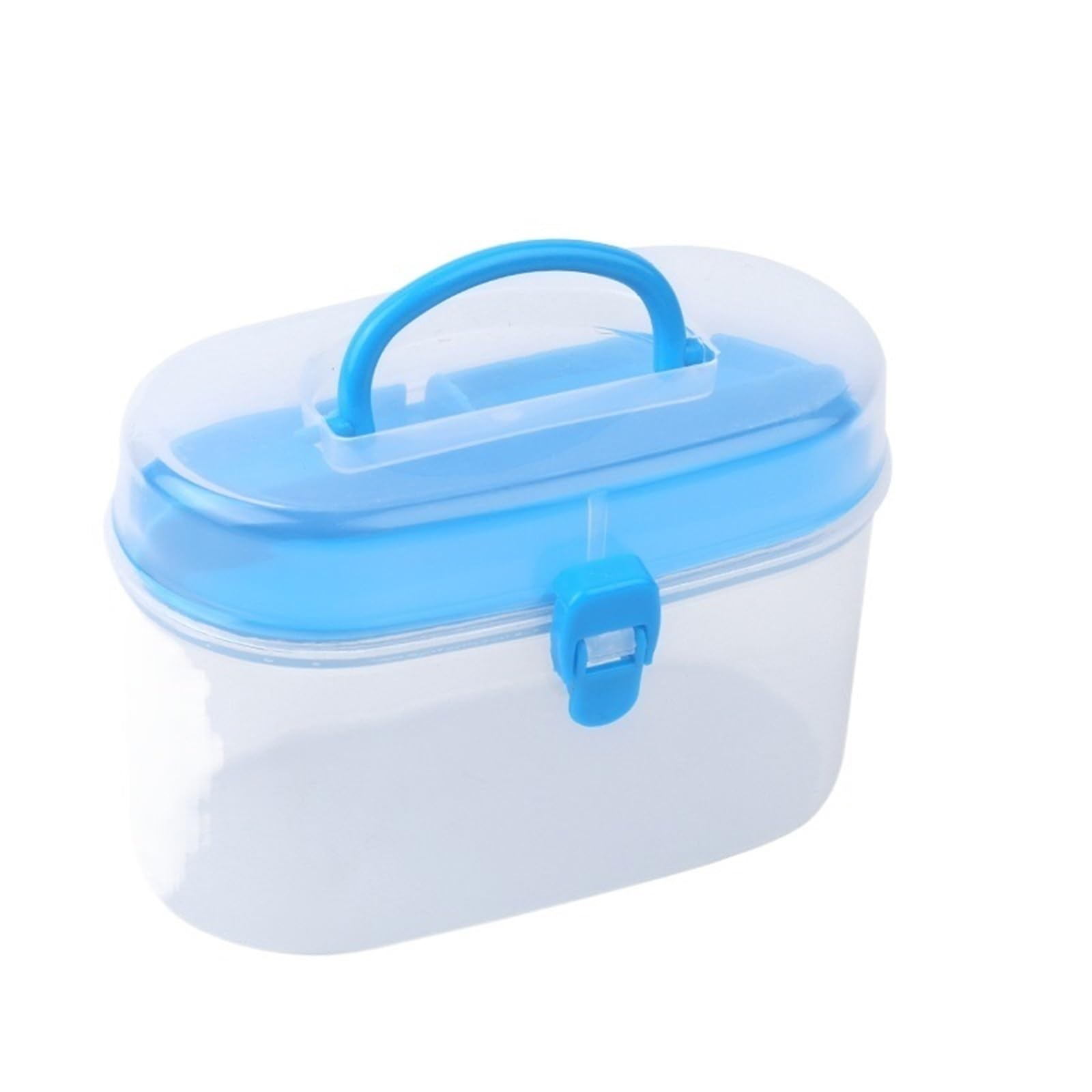 Pudełko do szycia, wielofunkcyjne pudełko do przechowywania robótek ręcznych, pudełko na nici do szycia, plastikowy pojemnik na narzędzia do szycia, organizer, etui, zestawy do szycia dla dorosłych