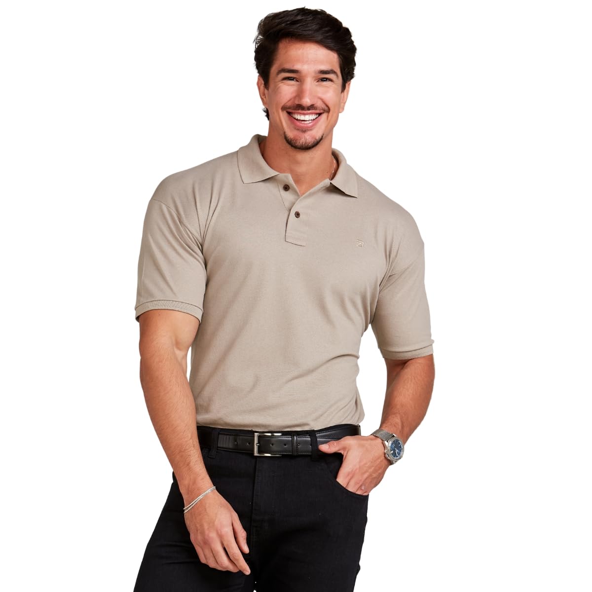 Camisa Polo Masculina Algodão Piquet