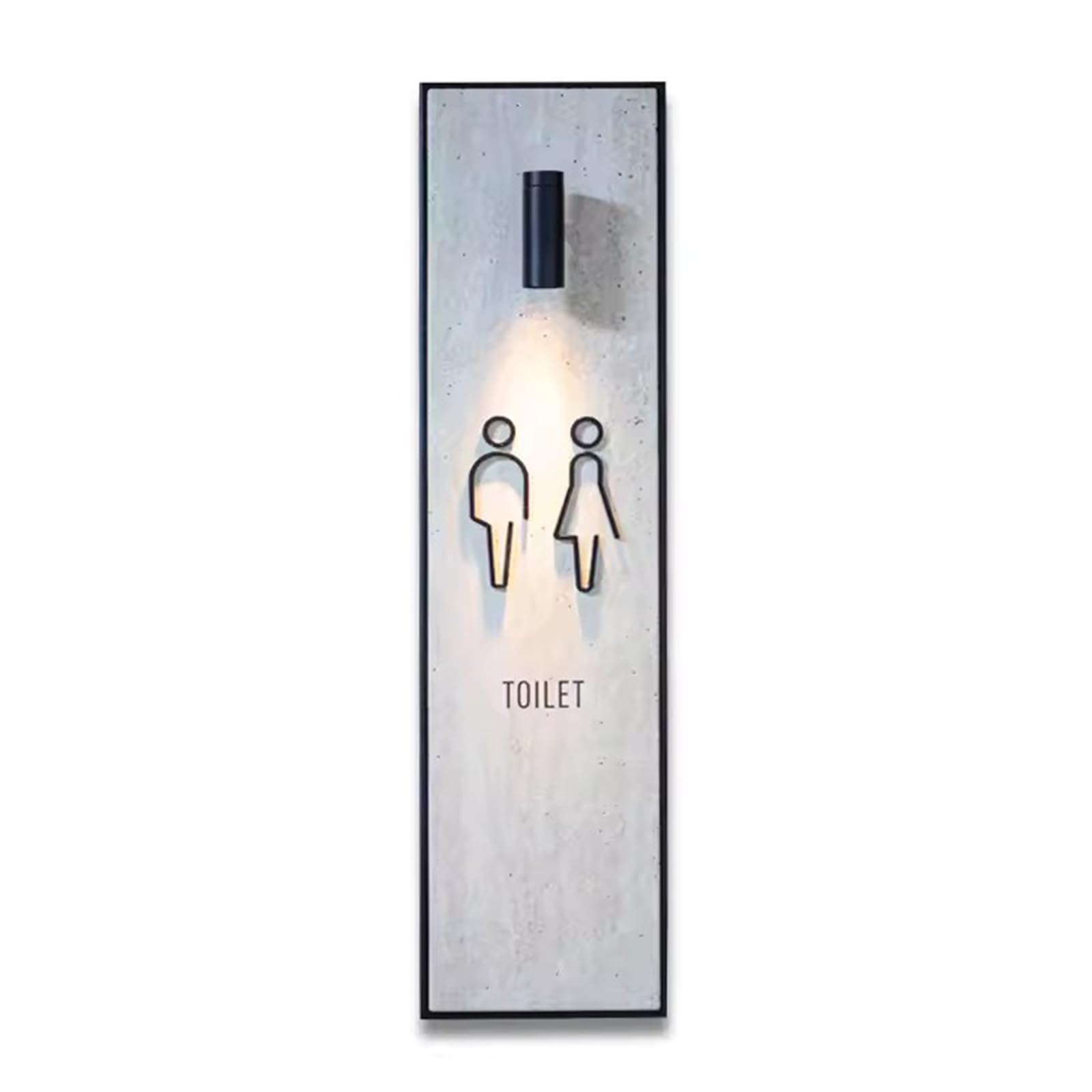 Jfgctyhxy Women's One Color Restroom Sign With Led Light