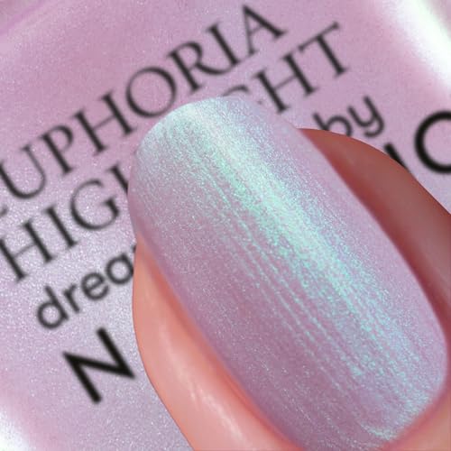 Nails Inc Euphoria Highlight, That Euphoria Life, Lilac Shimmer, No Chip, Long Lasting, Quick Dry, Air Dry, Professional Manicures & Pedicures, Fingernails & Toenails, Vegan Nail Polish, 14 ML - Image 3
