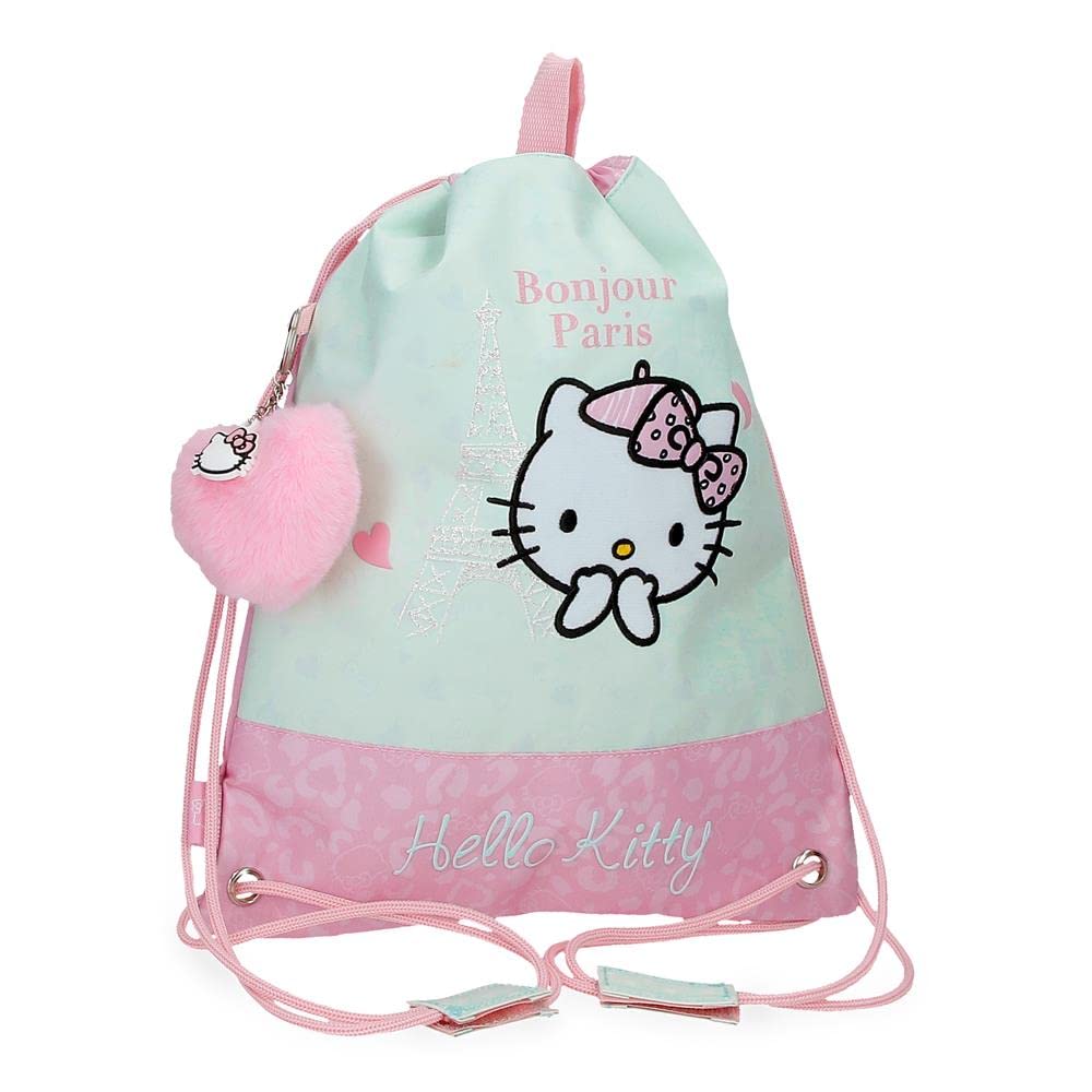 Hello Kitty Paris Bolsa de Merienda Rosa 27x34 cms Poliéster
