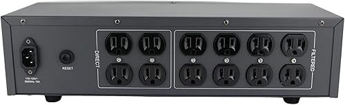 Miniatura 4 de WAudio Acondicionador de energía de ruido de CA - Purificador de red de audio y video Filtro de ruido Protector de sobretensiones con enchufes