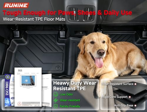 Image of Floor Mats for Hyundai Tucson 2022-2025 2026(Excluding Hybrid & PHEV), All Weather Protection Custom Floor Mats Trunk Cargo and Car Windshield Cover Set for Car Accessories,Car Floor Liners Set