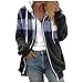 Darringls Teddyfleece Jacke Damen Flauschig Teddy Fleecejacke Lang Kuschelfleece Jacke Mädchen Plüschmantel Teddy Winterjacke mit Kapuze Kuschelige Sweatjacke mit Teddyfutter Kapuzenjacke