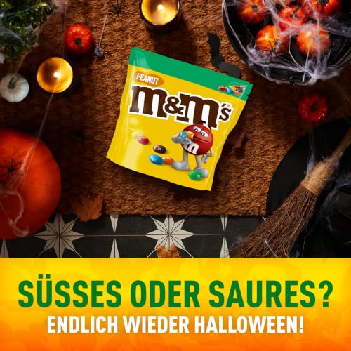M&M'S Peanut Schokolinsen Erdnuss, Schokolade Beutel Halloween 330g – Ansicht 2