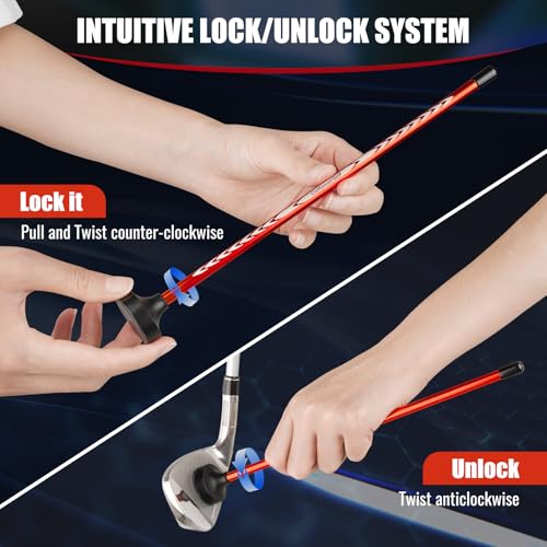 CRAFTSMAN GOLF Club Face Magnet Alignment Tool for Aiming, Golf Magnetic Alignment Sticks Rods for Golf Training Aid Face Pointer 10" - Image 3