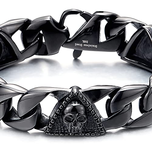 COOLSTEELANDBEYOND Uomo Acciaio Inossidabile Nero