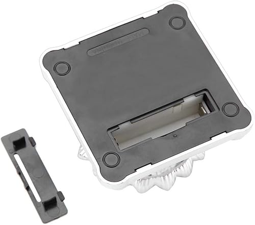 Miniatura 7 de Soporte de exhibición de joyas, luz LED solar para escaparate giratorio 360, reloj giratorio para teléfono, anillo de joyería (plata)