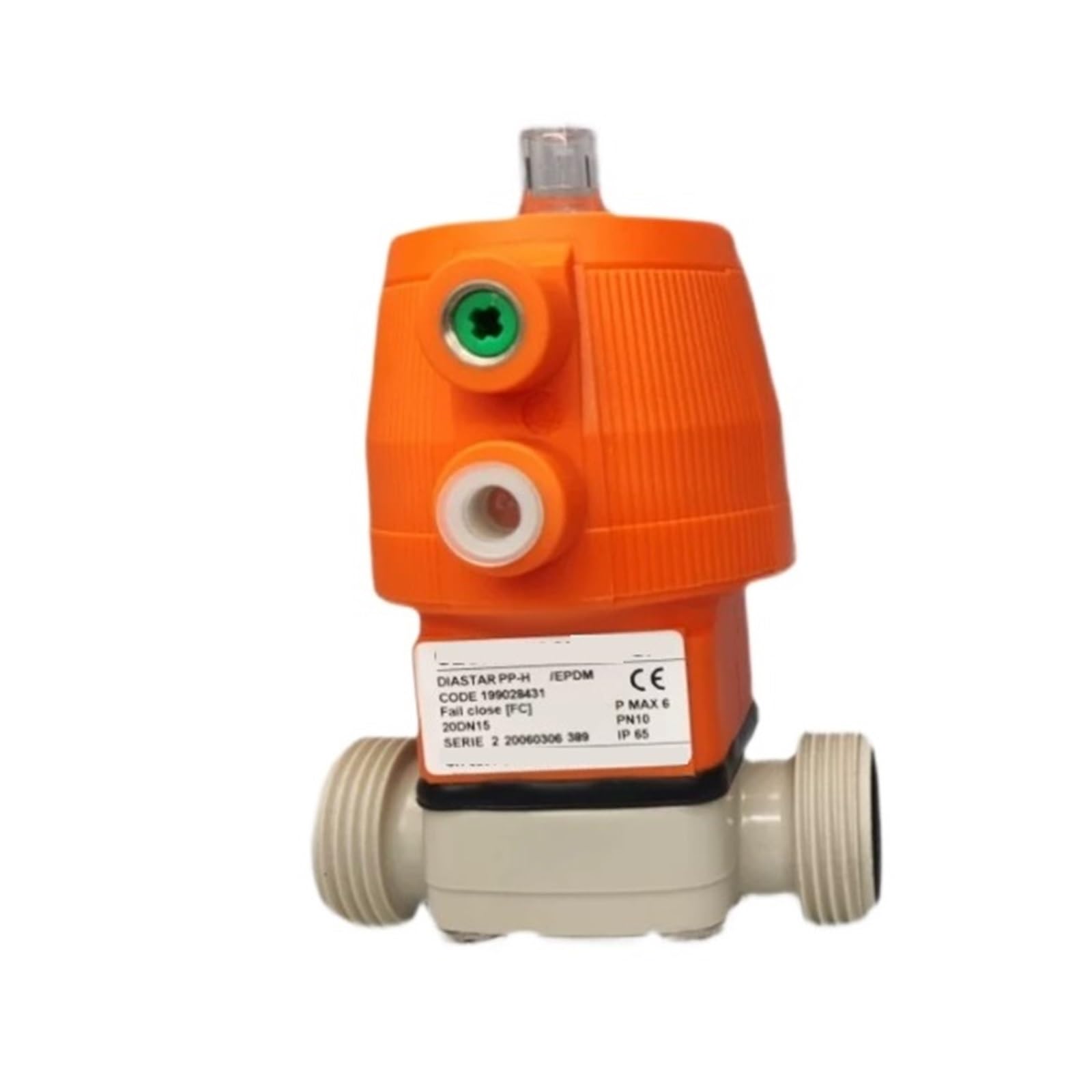 Diaphragm Valves 20DN15 PP-H/EPDM 199028431 Pneumatic Diaphragm Valves