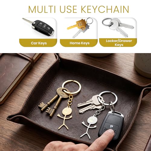 Image of Storite Metal Keychain for Men & Women | Premium Decorative Key Ring | Stylish Key Holder for Car, Bike, Home & Office Keys