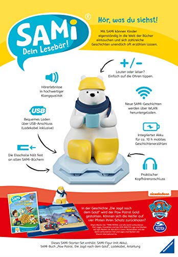 Ravensburger 00097 Starter-Set SAMi-Dein Lesebär: Paw Patrol – Bild 3
