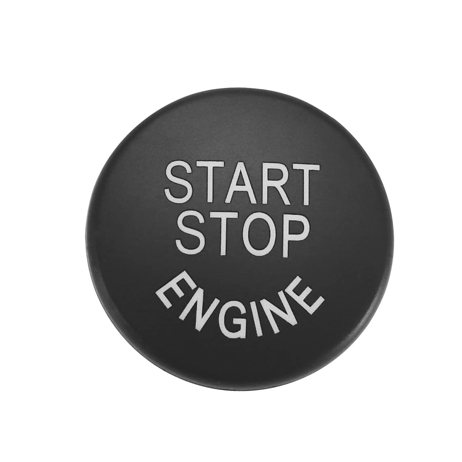 The Lord of the Tools Engine Start Stop Button Cover Replacement Compatible with BMW X5 E70 X6 E71 E60 E87 E83 E89 3 Series E90 E91 E92 Engine Switch Cover Black