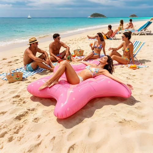 Matelas gonflable de bronzage confortable pour se détendre à la plage