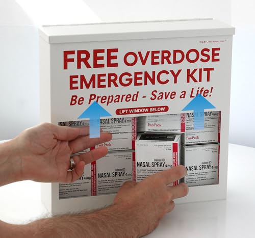 Image of | OD Emergency Kit Distribution Cabinet | High Visibility Cabinet for Emergency Supplies (OD Kit Not Included)