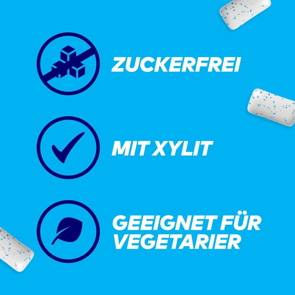 Extra Professional Fresh Strong Mint, Zuckerfreier Kaugummi, Multipack mit 30x10 Dragees, Für frischen Atem
