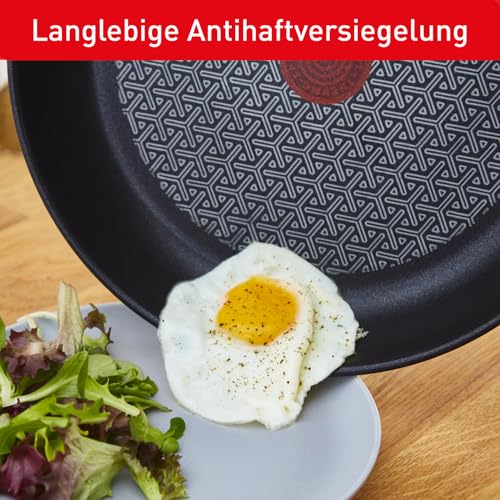 Tefal Duetto 3-teiliges Pfannenset 20,24 und 28cm, auch für Induktionsherde