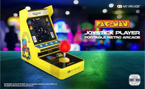 Console rétrogaming Just For Games Joystick Player Portable Pac Man - vue 9