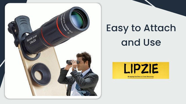 Lipzie Combo C611 18x 4K HD Optical Zoom Mobile Telephoto