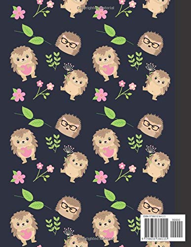 Composition Notebook: Cute Little Hedgehog Notebook College Ruled (Hedgehog Lover Gift) - Image 2