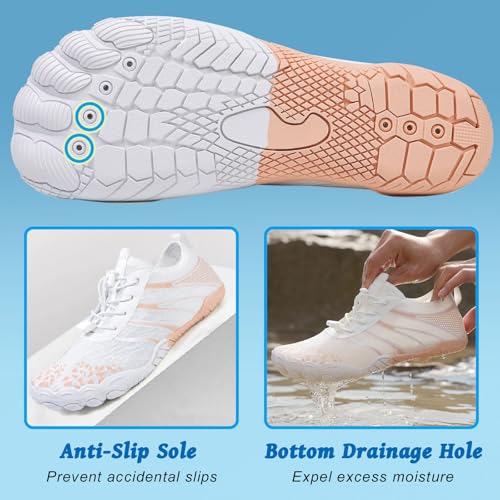 Hike Barefoot Shoes Womens Mens, Pro Water Shoes Barefoot Hike Shoes, Wide Toe Box Non-Slip Breathable3