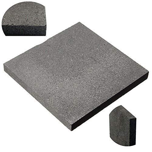 BIG BOOM® 100 * 100 * 10mm 99.9% Pure Graphite Block Electrode Rectangle Plate A4K9