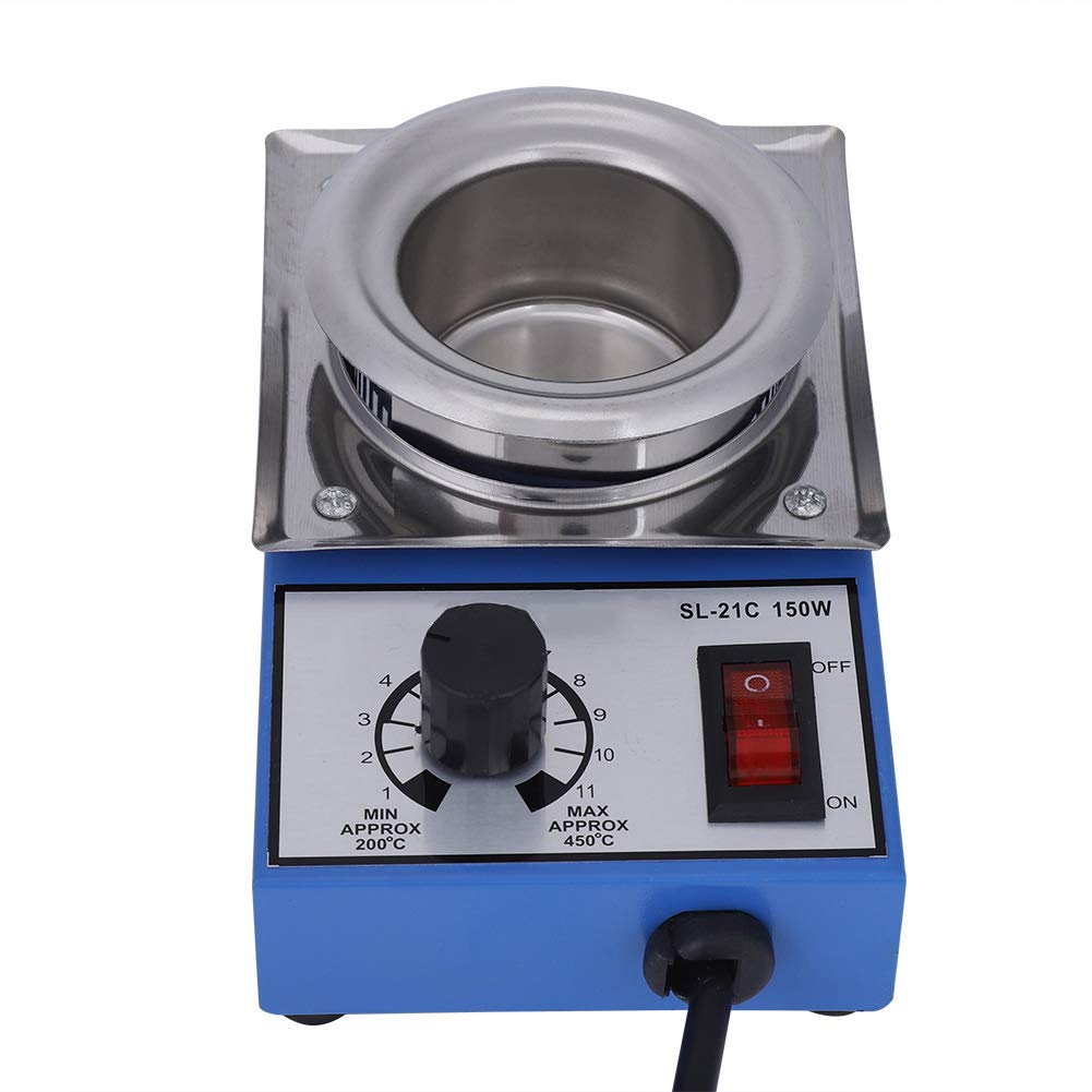 Pot à Souder sans Plomb 220 V 150 W, Four de Fusion au Titane 50 mm, 500 G 200-450 ℃
