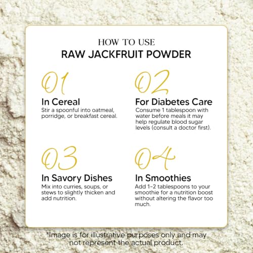 Image of Maigreens Raw Jackfruit Powder 150g - Low GI, Diabetic-Friendly Flour | Rich in Fibre, Natural & Vegan | Ideal for Cooking, Baking & Smoothies