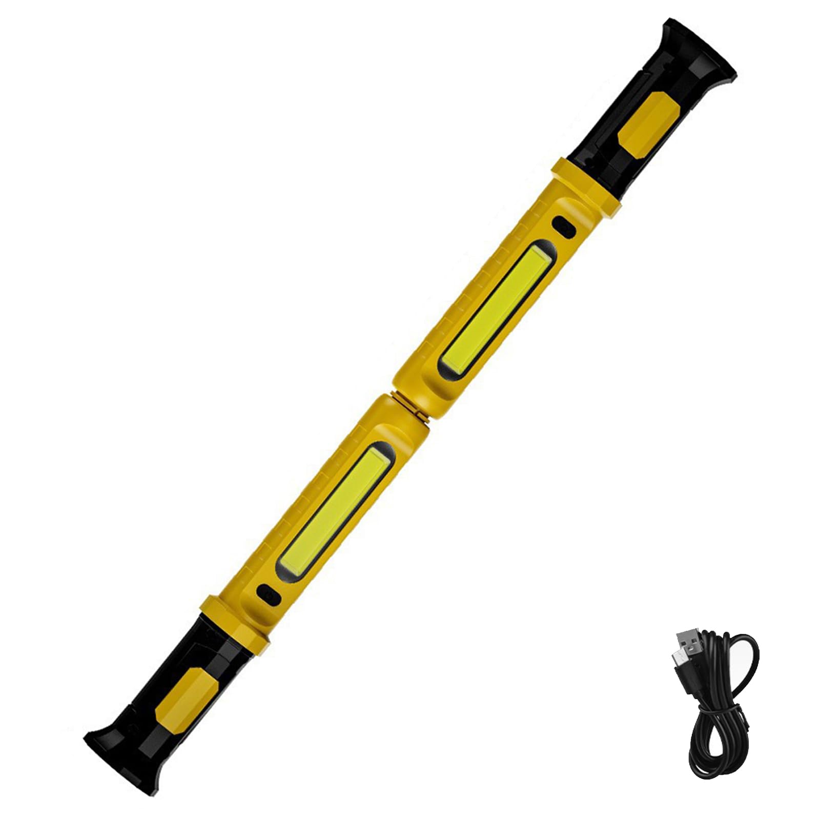Luz de trabajo para debajo del capó, 4000 mAh, recargable, mecánica, luz debajo del capó, 2000 lm, con ganchos para reparación de automóviles, garaje, taller, emergencia