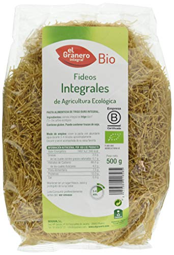 Granero Fideos Integrales de Agricultura Ecológica - 500 gr