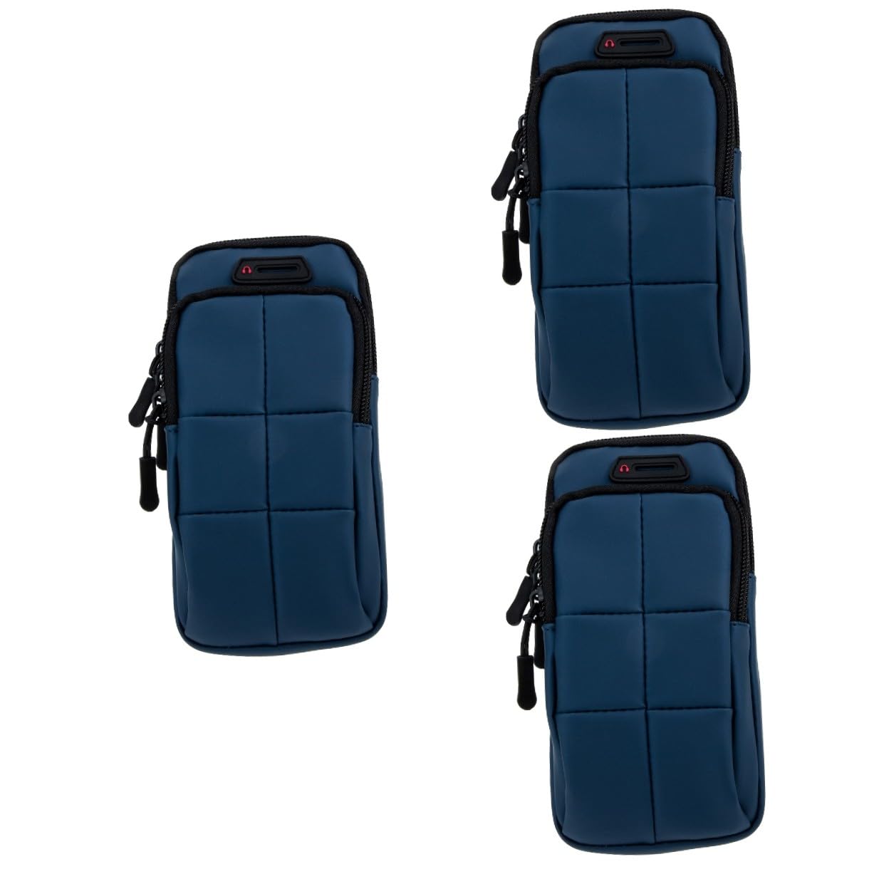 Uonlytech 3pezzi Borsa Porta Smartphone Da Braccio Leggera e Traspirante Per Running Accessorio Pratico Per Esercizi All Aperto Compatibile Con Tutti Cellulari