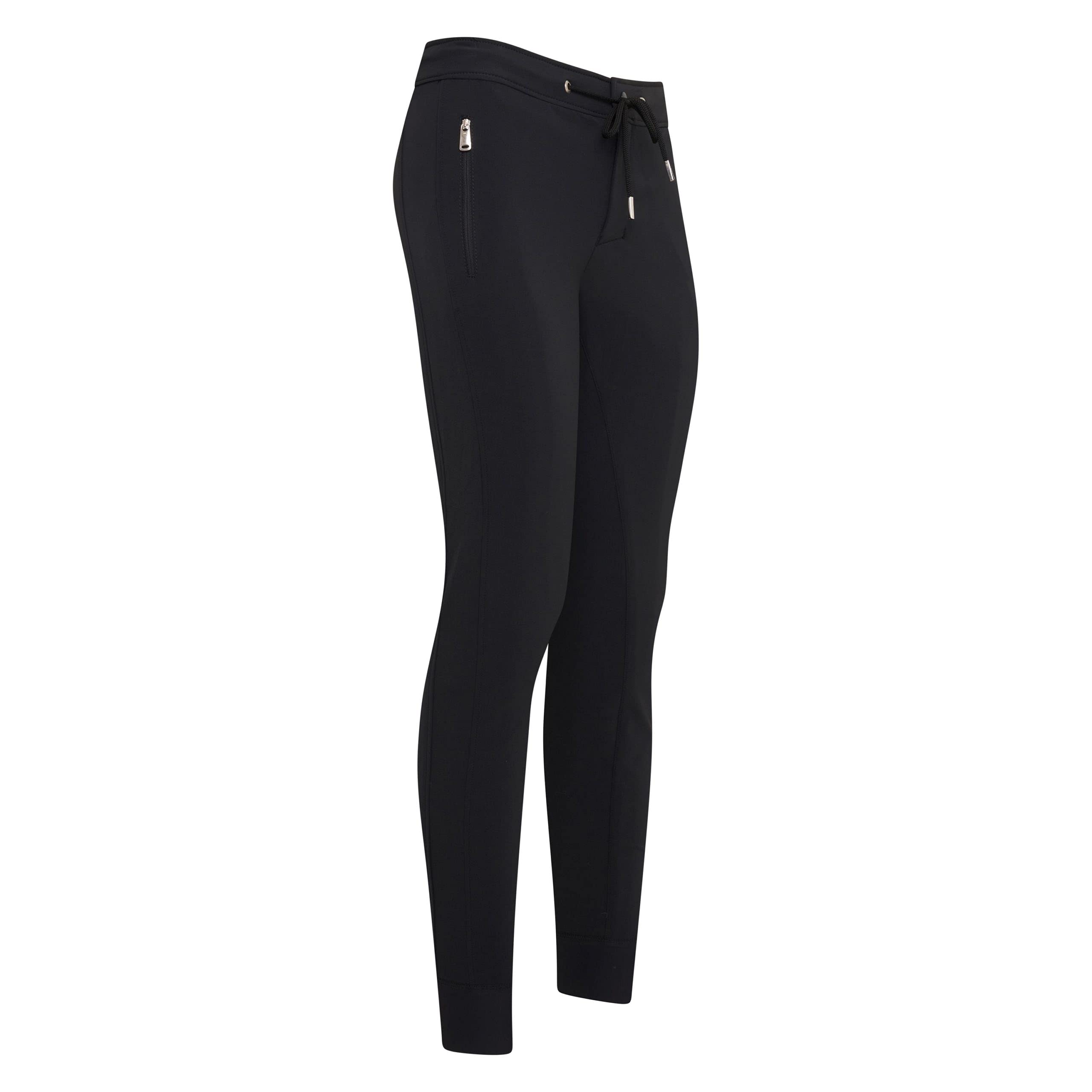 euro-star Athleisure Pantalon d'équitation homme Noir taille élastique
