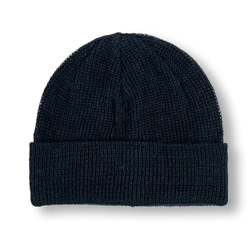 [yokoami＼MADE IN JAPAN] ニット帽 日本製 麻100％ メッシュ編み 涼しい 軽量 高伸縮 春夏秋 メンズ レディース ワッチ (チャコール)（Amazon）