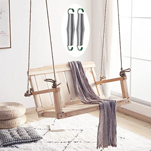 Porch Swing Springs Heavy Duty - 1300Lbs Hammock Chair Spring,Hanger Ceiling Mount Spring (Silver) #TOP5