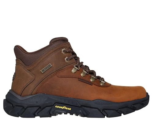 Skechers USA Men's Men's Santoro-Relic Hiking Boot, CDB (Dark Chocolate), 9