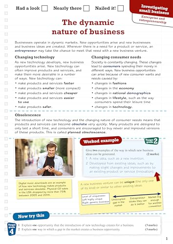 Pearson REVISE Edexcel GCSE Business Revision Guide incl. online revision and quizzes - for 2026, 2027 exams