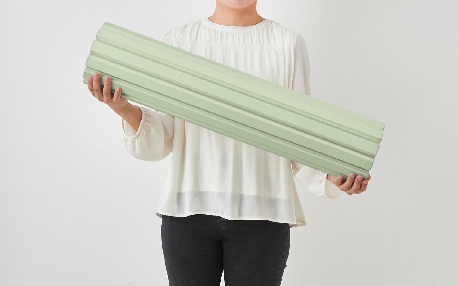 Ag+抗菌 防カビ シャッター式 風呂ふた 製品サイズ 75×162.5cm グリーン 【Poecuoa】 L16_GR 日本製