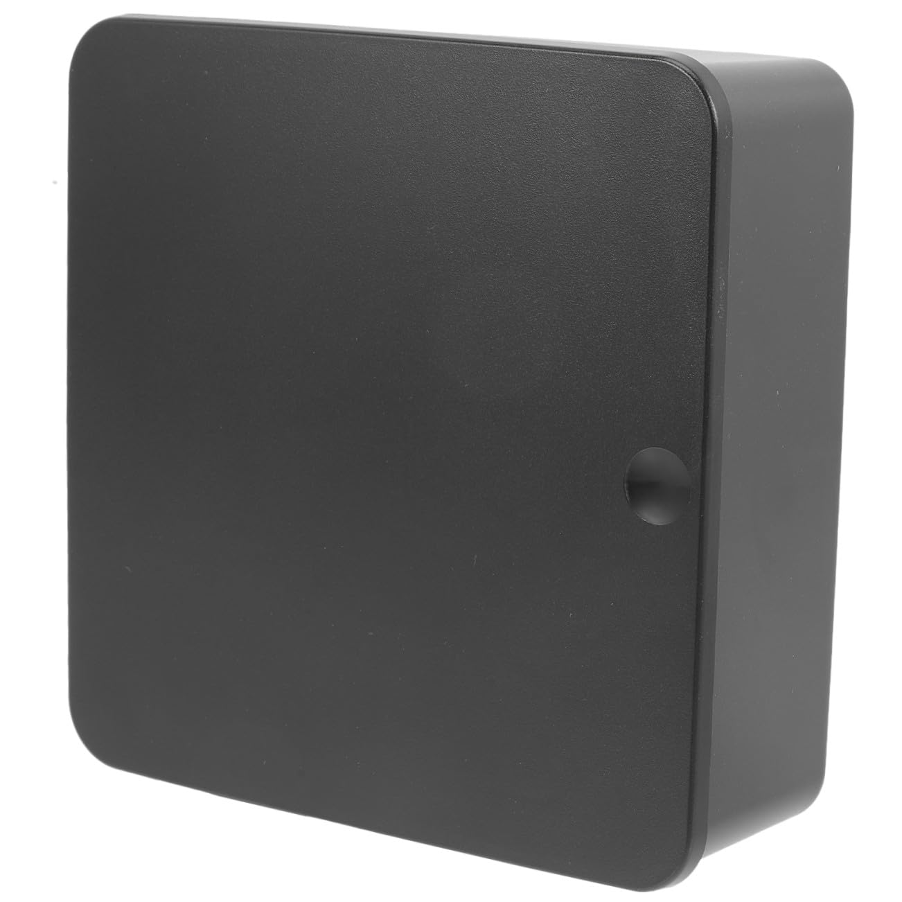 Portachiavi da Muro in Plastica, Appendichiavi Magnetico per Ingresso, per Chiavi e Lettere, Design Moderno, Nero, Salvaspazio