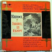Handel: Israel in Egypt, Adele Addison, Florence Kopleff, McCollum