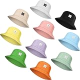 Smiling Face Bucket Hat Cute Bucket Cap Beach Sun Hat Summer Travel Bucket for Women Men (Multiple C