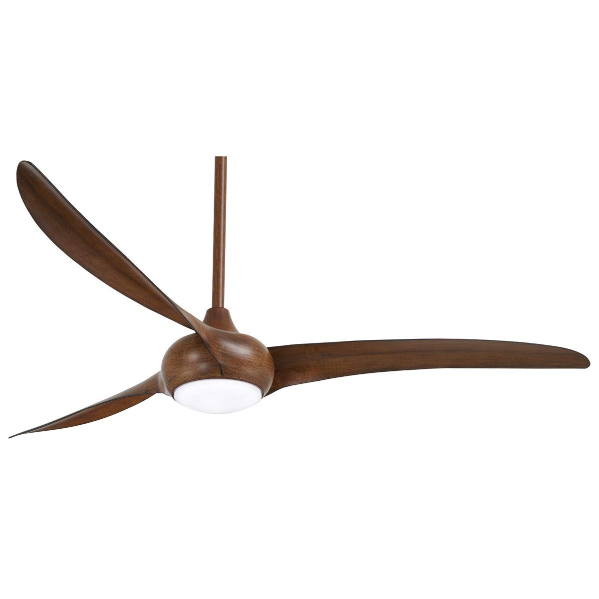 Minka-Aire F848-DK Light Wave 65" Ceiling Fan with LED Light and Remote Control in Distressed Koa Finish