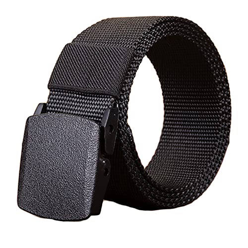 Andongnywell Nylon Military Tactical Men Belt Outdoor Webbing Belt Canvas Belts Web Belts with Plastic Buckle