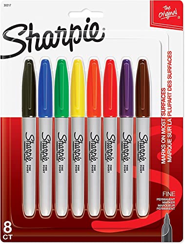 Marqueurs permanents Sharpie à pointe fine en lot de 2 pour marquage durable - 3