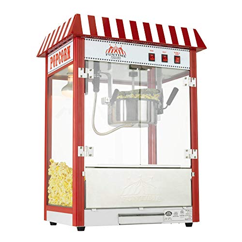 Funtime Ft8000Cp Popcorn Machine, 8 Oz, Red #TOP23