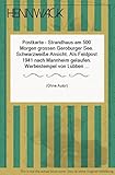  Postkarte - Strandhaus am 500 Morgen grossen Geroburger See. Schwarzweiße Ansicht. Als Feldpost 1941 nach Mannheim gelaufen. Werbestempel von Lübben und Briefstempel des Landesschützenbataillons 346.